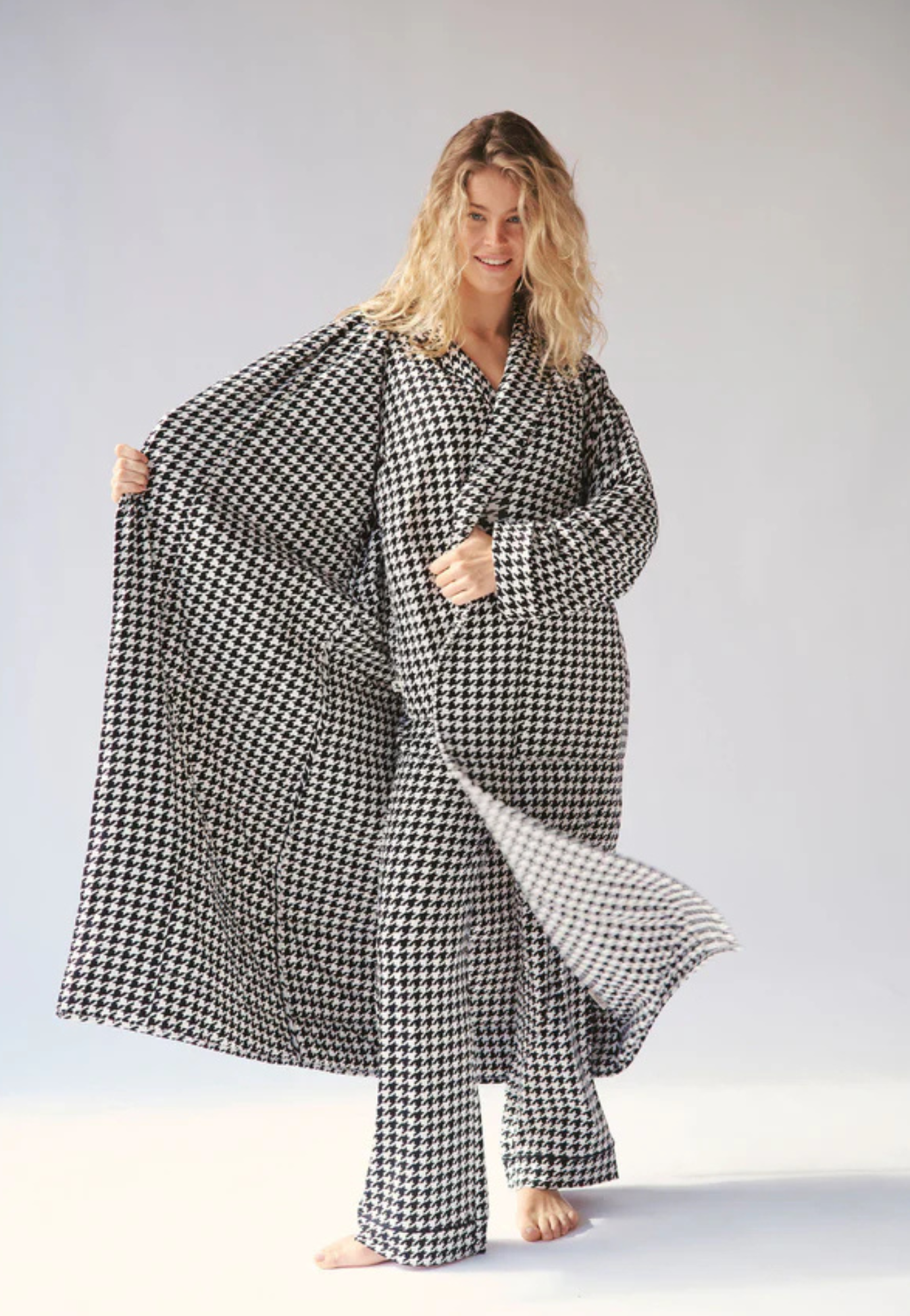Bambi and Birdie Quilted Bamboo Robe
