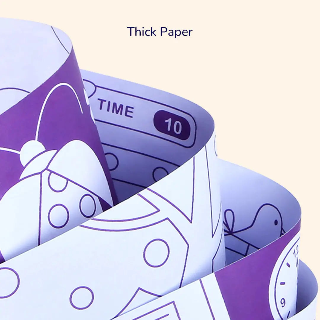 Drawing Coloring Book Blue