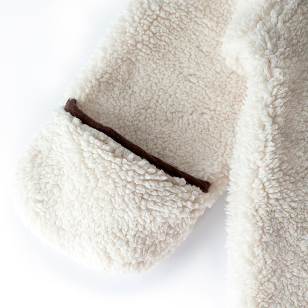 Petit coulou One-piece lined Sherpa suit (6-18m)