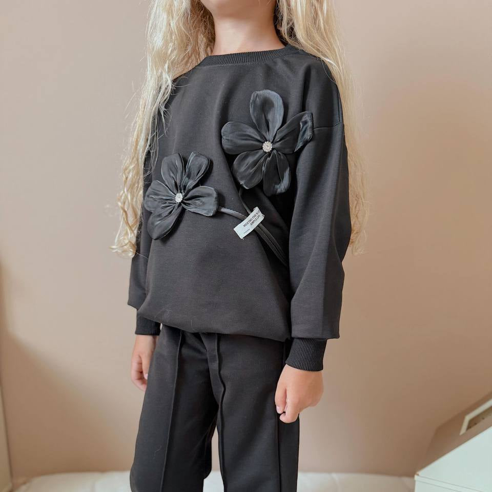 Ensemble décontracté de luxe pour petites filles