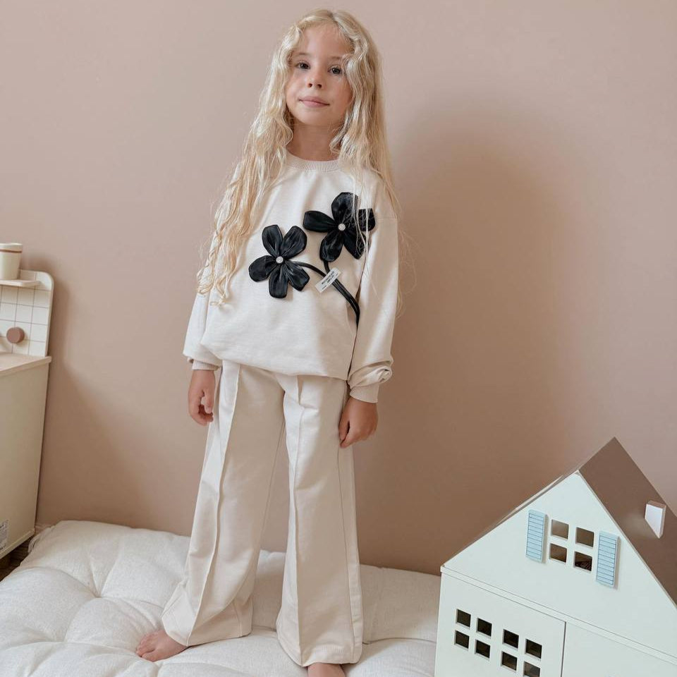 Ensemble décontracté de luxe pour petites filles