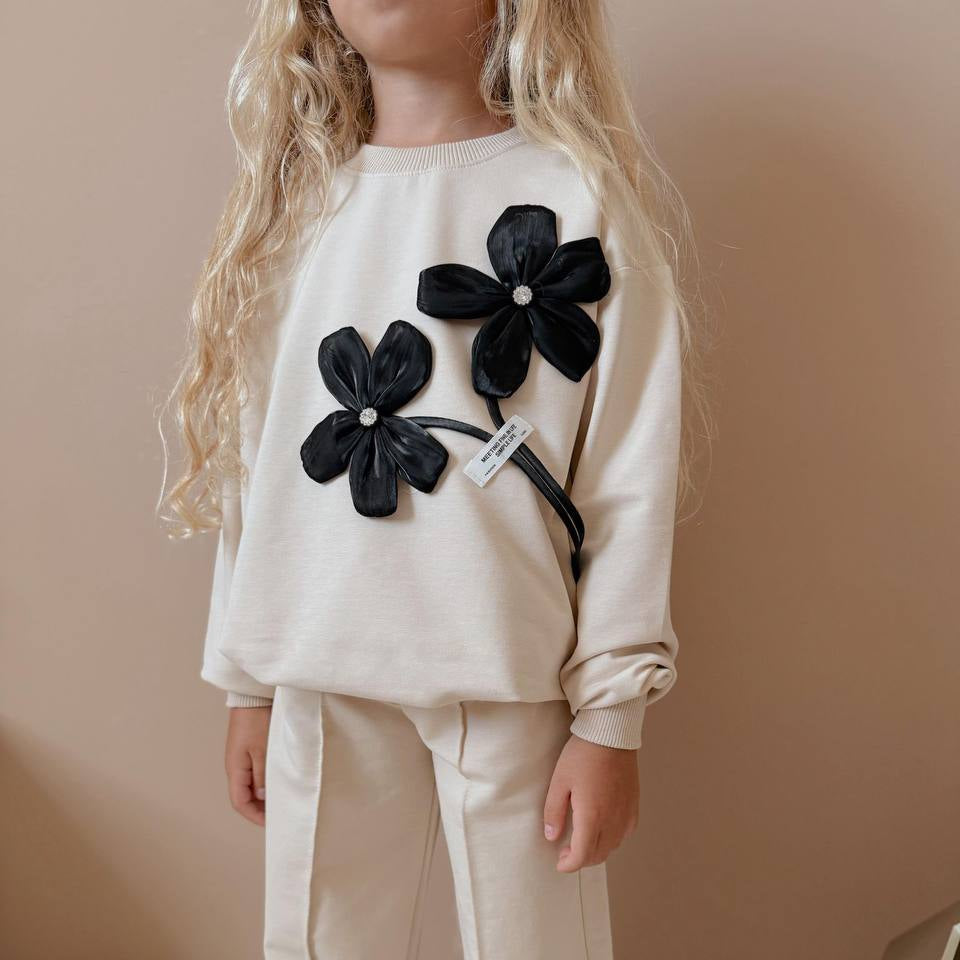Ensemble décontracté de luxe pour petites filles
