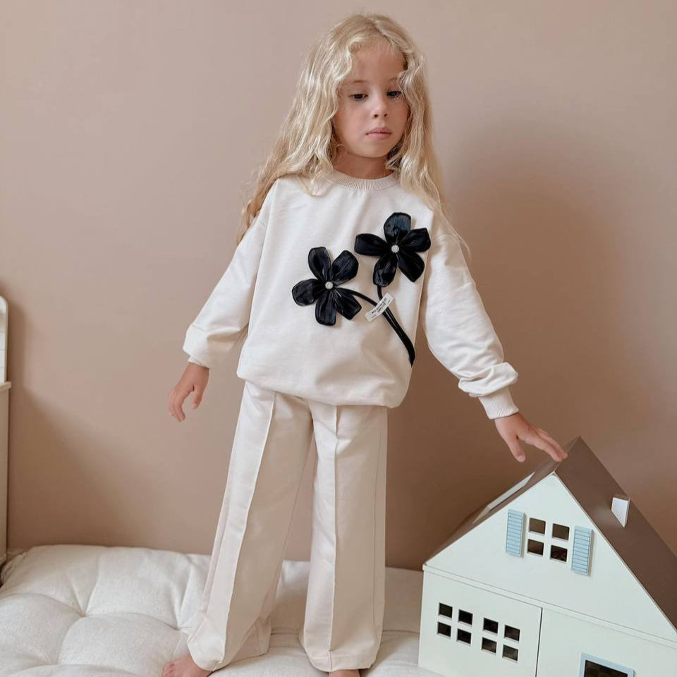 Ensemble décontracté de luxe pour petites filles