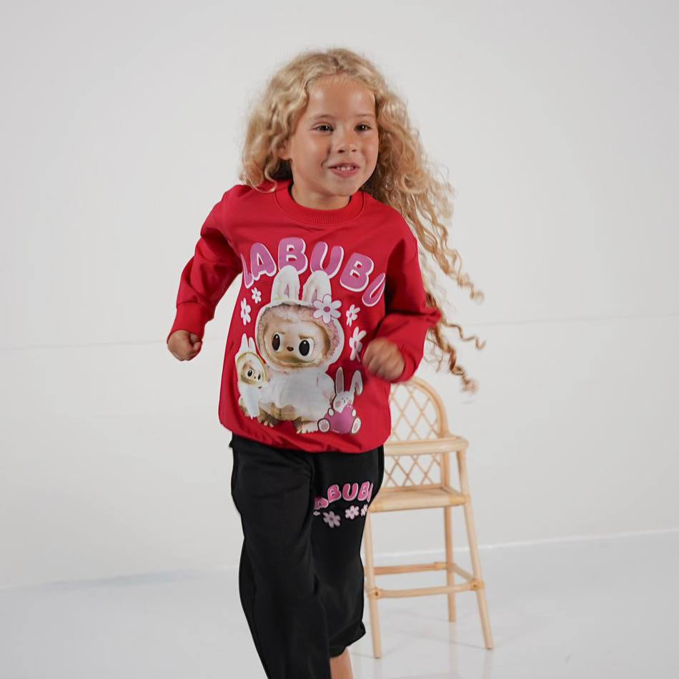 Ensemble jogging fille La-Bu-Bu Family