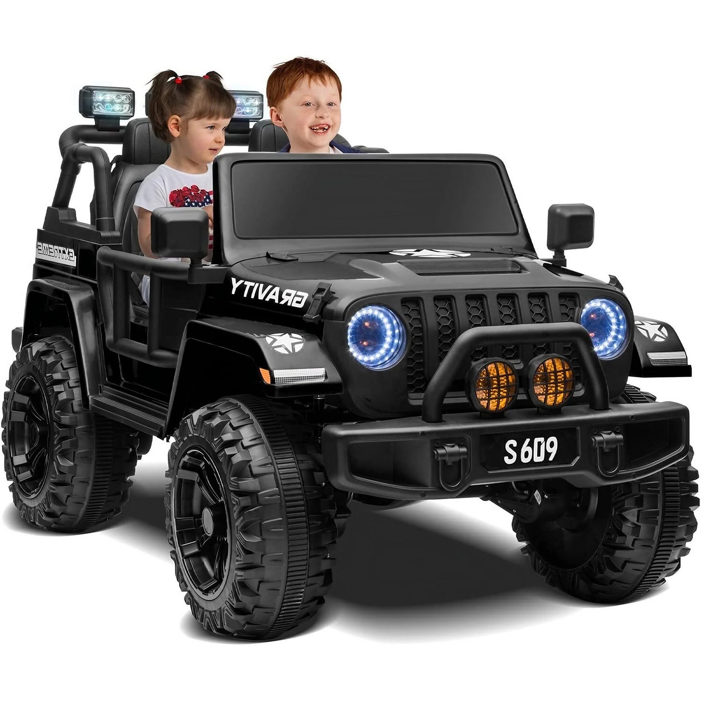 2026 24V Monster Jeep 2 places DELUXE Voiture Électrique Enfant avec Télécommande