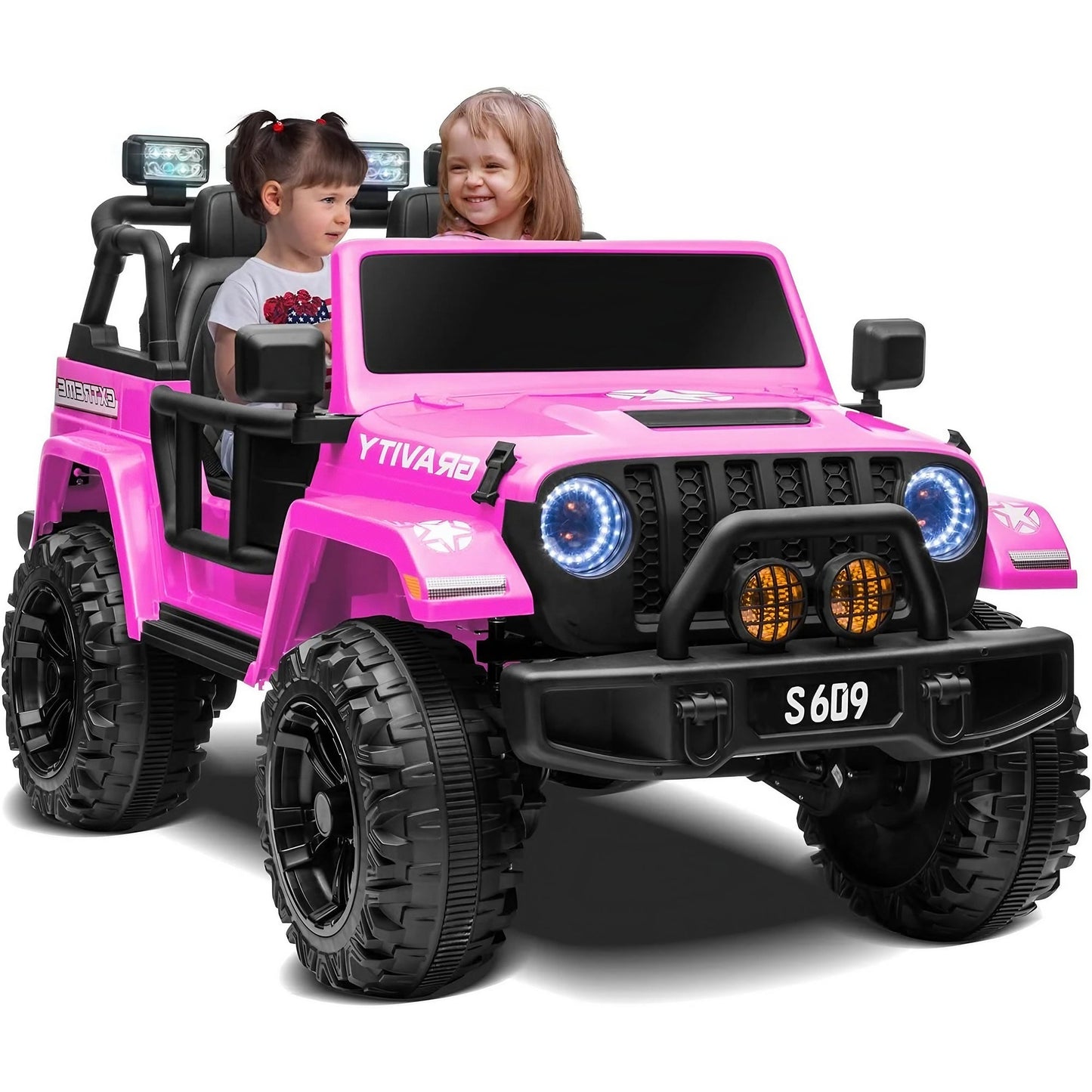 2026 24V Monster Jeep 2 places DELUXE Voiture Électrique Enfant avec Télécommande