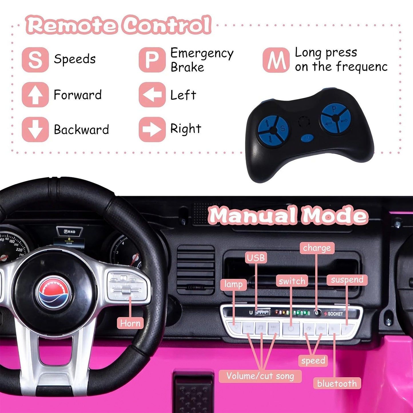 2026 24V Monster Jeep 2 places DELUXE Voiture Électrique Enfant avec Télécommande