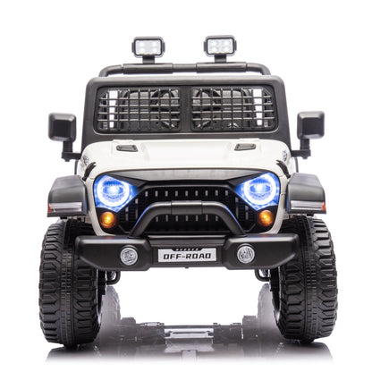 Voiture électrique 12V tout-terrain Jeep 2026 pour enfants avec télécommande