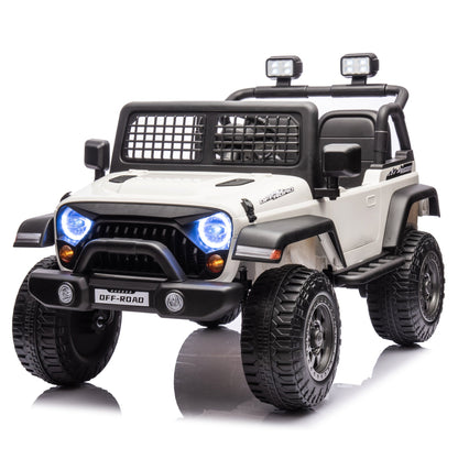Voiture électrique 12V tout-terrain Jeep 2026 pour enfants avec télécommande