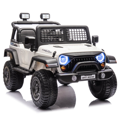 Voiture électrique 12V tout-terrain Jeep 2026 pour enfants avec télécommande