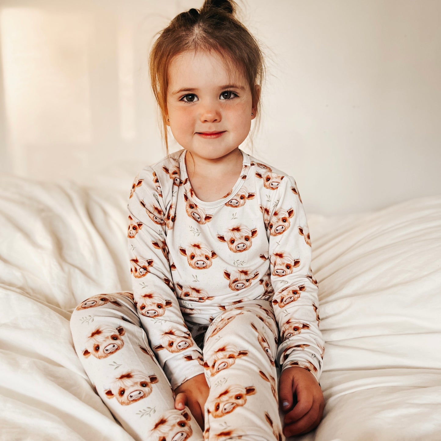 Pyjama en bambou - Enfant - Vache Highland