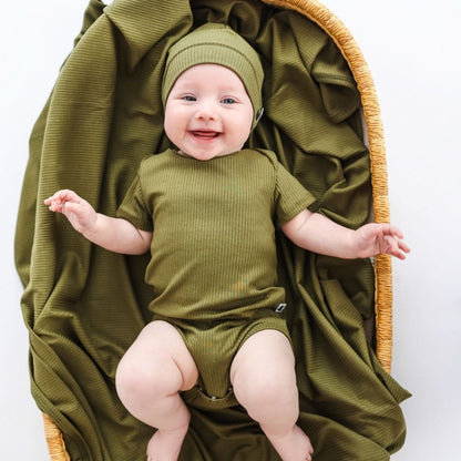 Baby Bamboo Onesie | Palm Fronds
