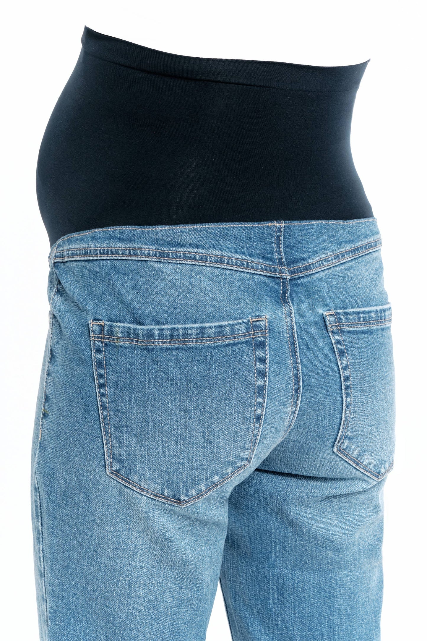 32-Inch Relaxed Straight Maternity Jeans