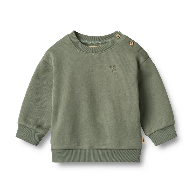 Sweatshirt Willi |Vert cendré | Enfants Wheat