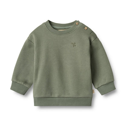 Sweatshirt Willi |Vert cendré | Enfants Wheat