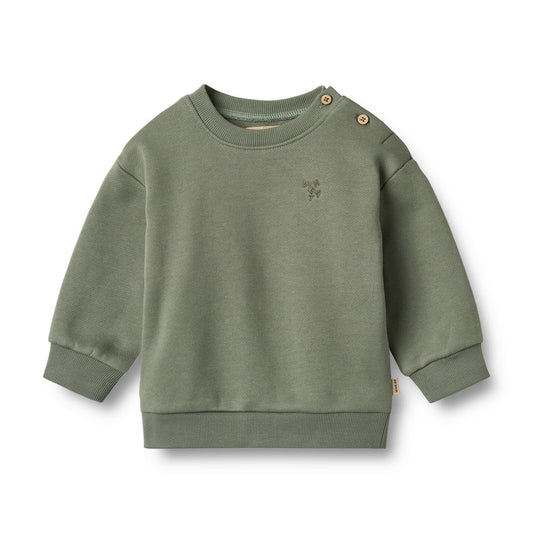 Sweatshirt Willi |Vert cendré | Enfants Wheat