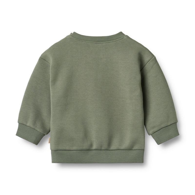 Sweatshirt Willi |Vert cendré | Enfants Wheat