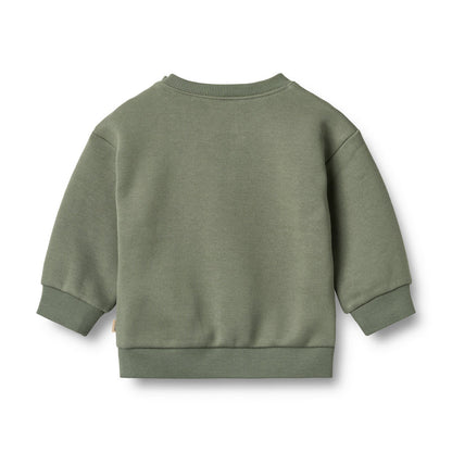 Sweatshirt Willi |Vert cendré | Enfants Wheat