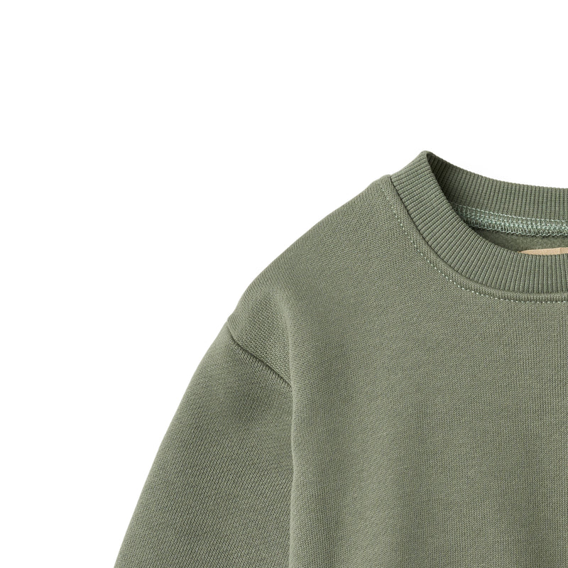 Sweatshirt Willi |Vert cendré | Enfants Wheat