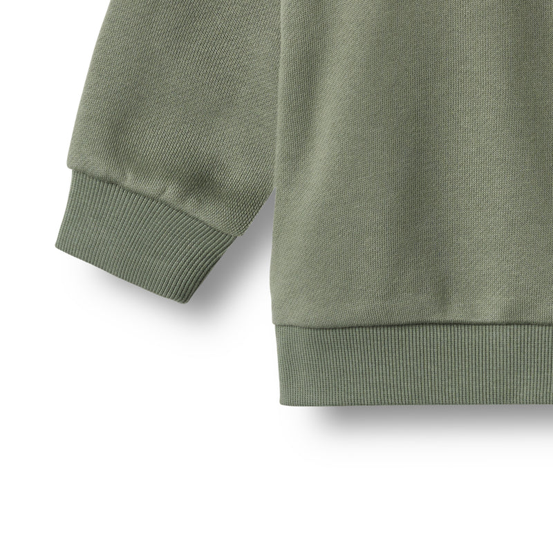 Sweatshirt Willi |Vert cendré | Enfants Wheat