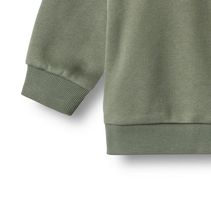 Sweatshirt Willi |Vert cendré | Enfants Wheat