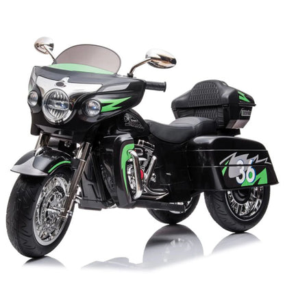 Moto électrique 12 V à trois roues pour enfants de 3 à 8 ans
