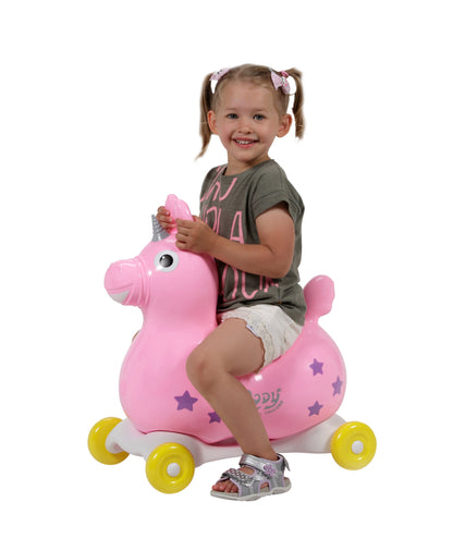 Rody Magical Unicorn Bounce Toy with Pump