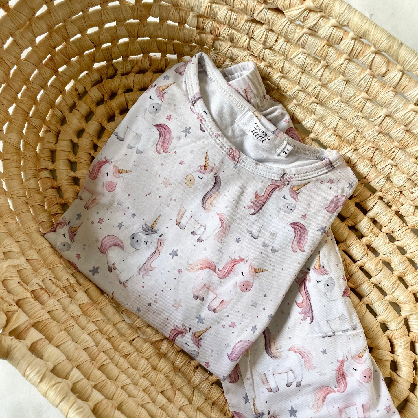 Pyjama en bambou - Enfant - Lily la licorne (2T à 5T)
