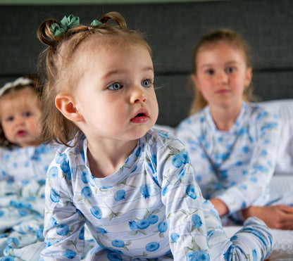 Pyjama bleuet en bambou