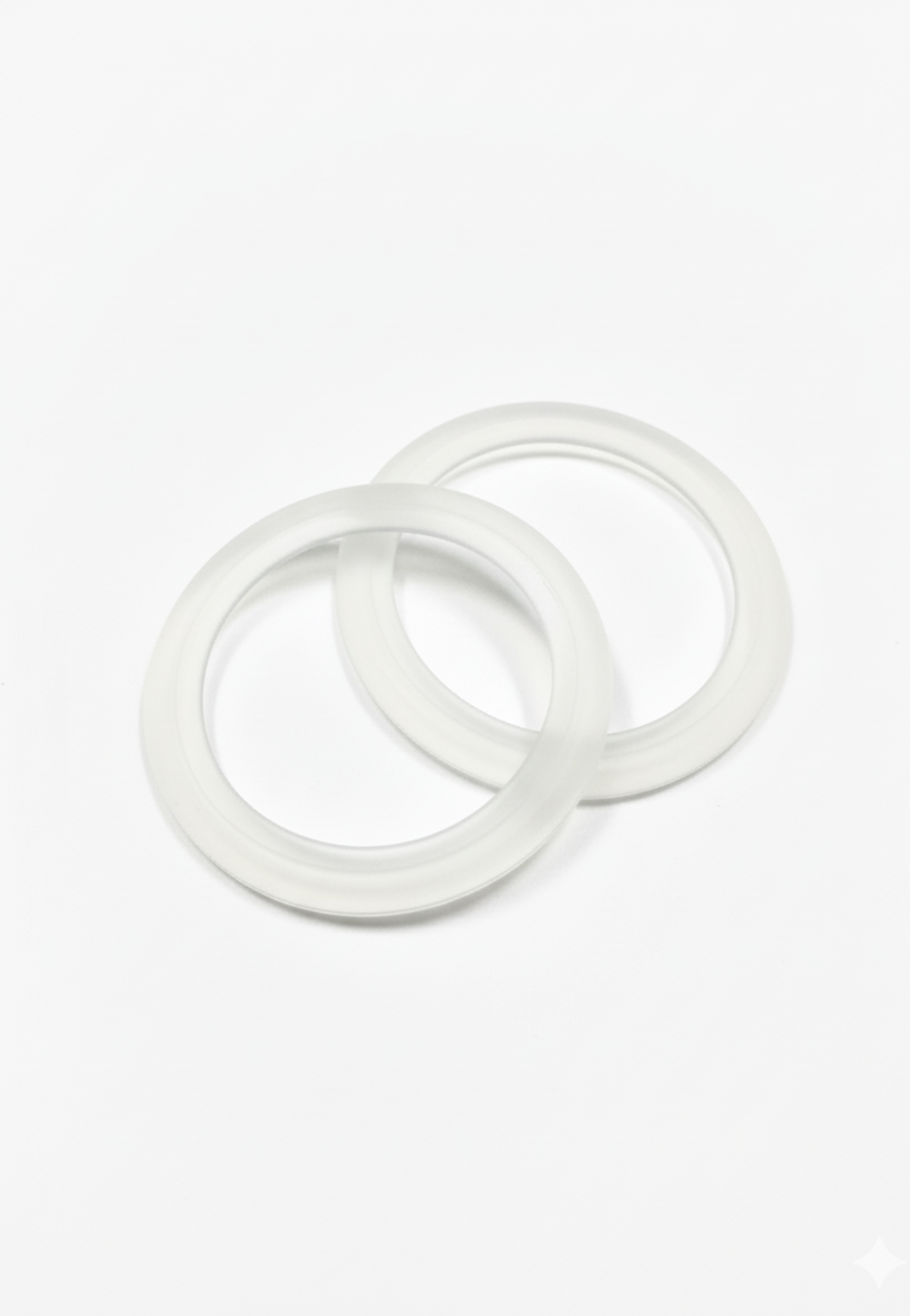999 Silver Nursing Cups with Silicone Rings