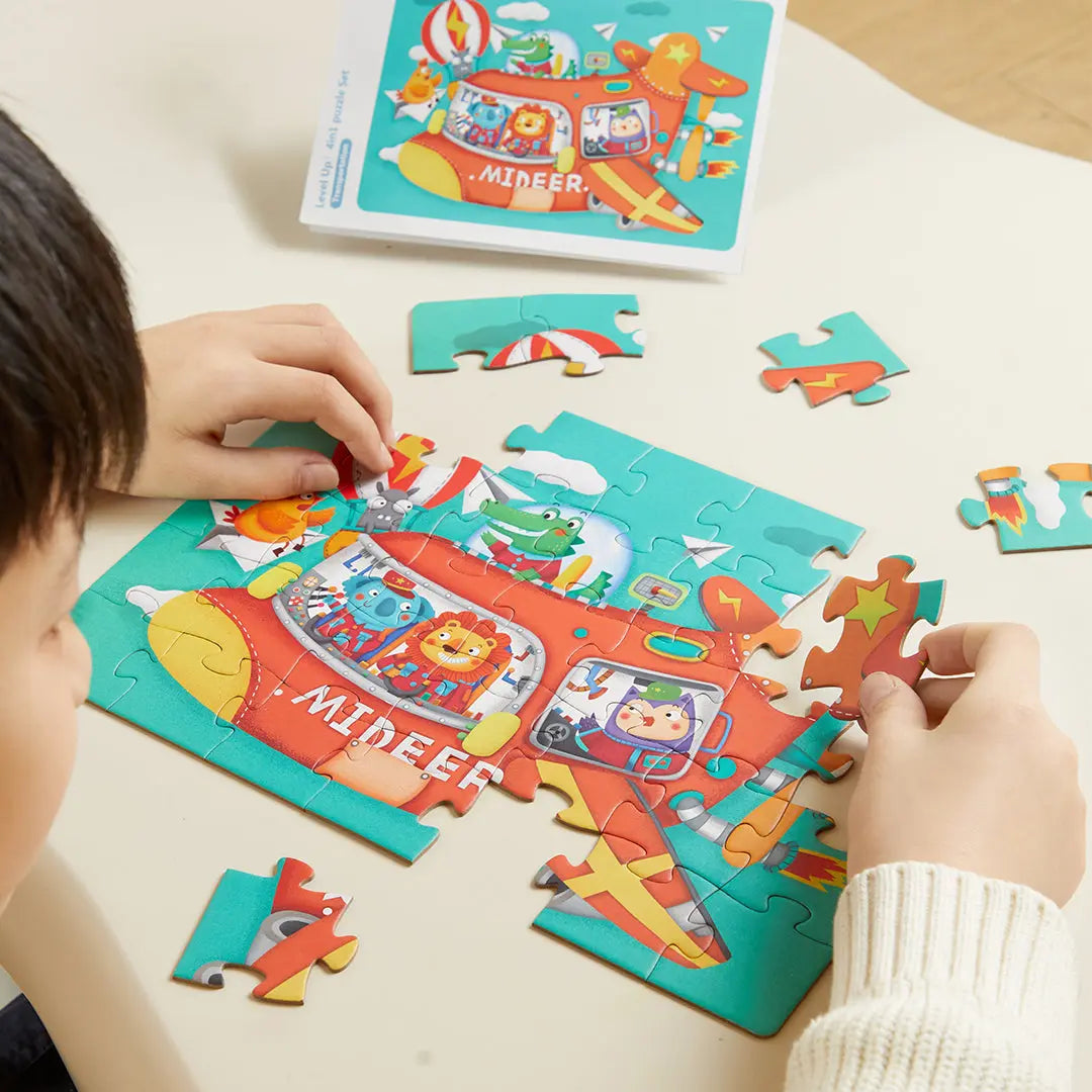 Level Up 4-in-1 Puzzle Set - Unicon