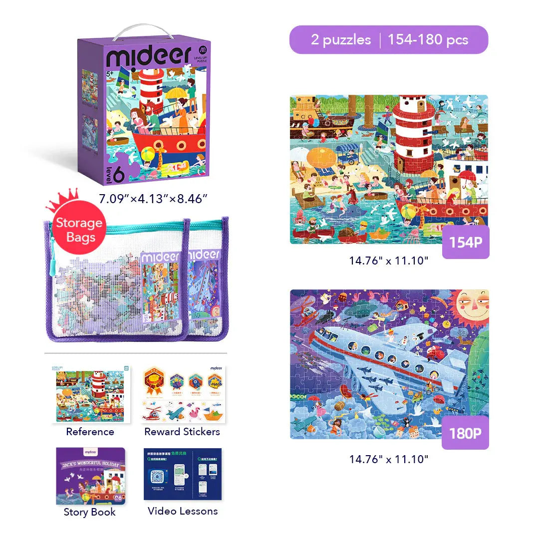 Level Up Puzzles - Level 6 Relaxing Holiday