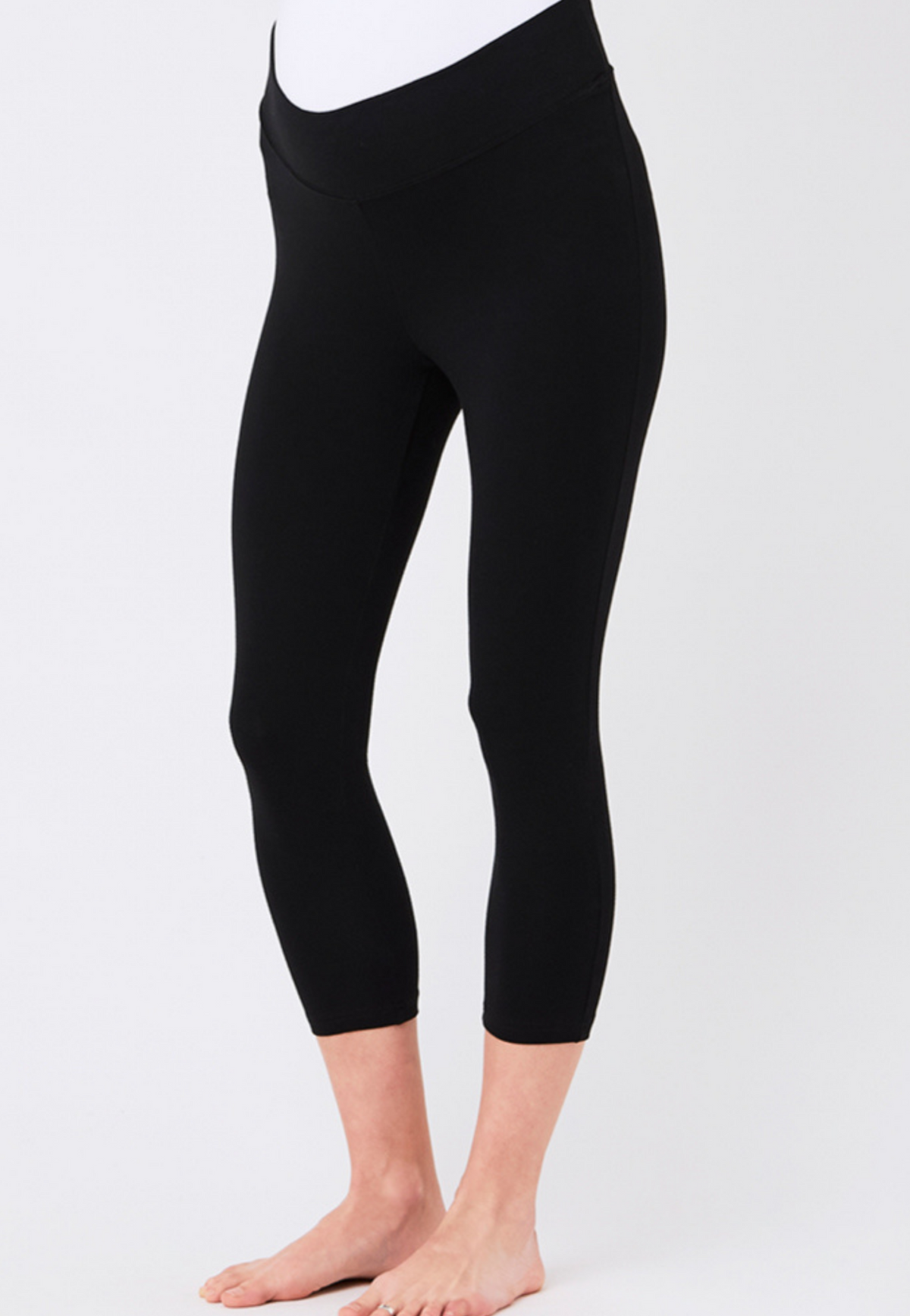 Organic Essential 3/4 Maternity Leggings