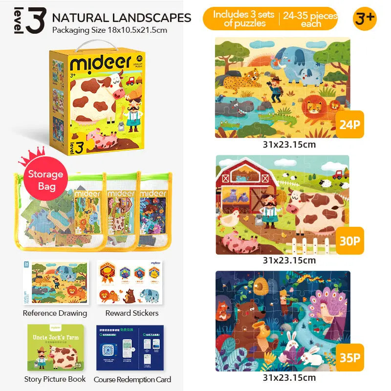 Level Up Puzzles - Level 3 Natural Scenery