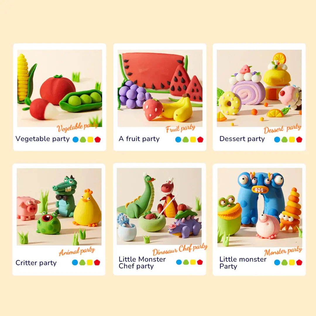 Mellow Play Dough 12 Colors