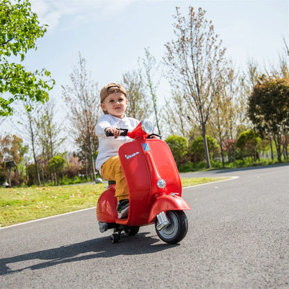 Scooter moto Vespa 12 V pour enfants