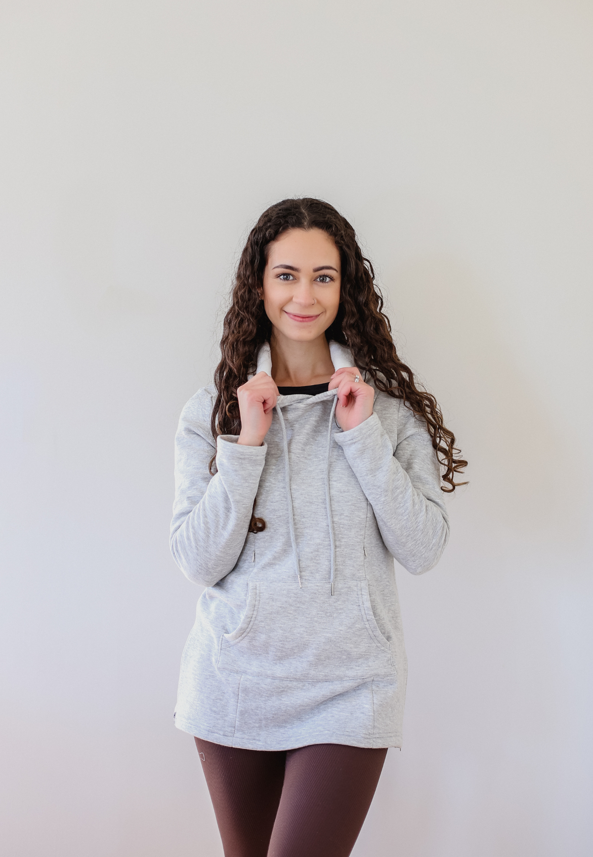 Frankie Fleece-Lined Maternity Nursing Hoodie