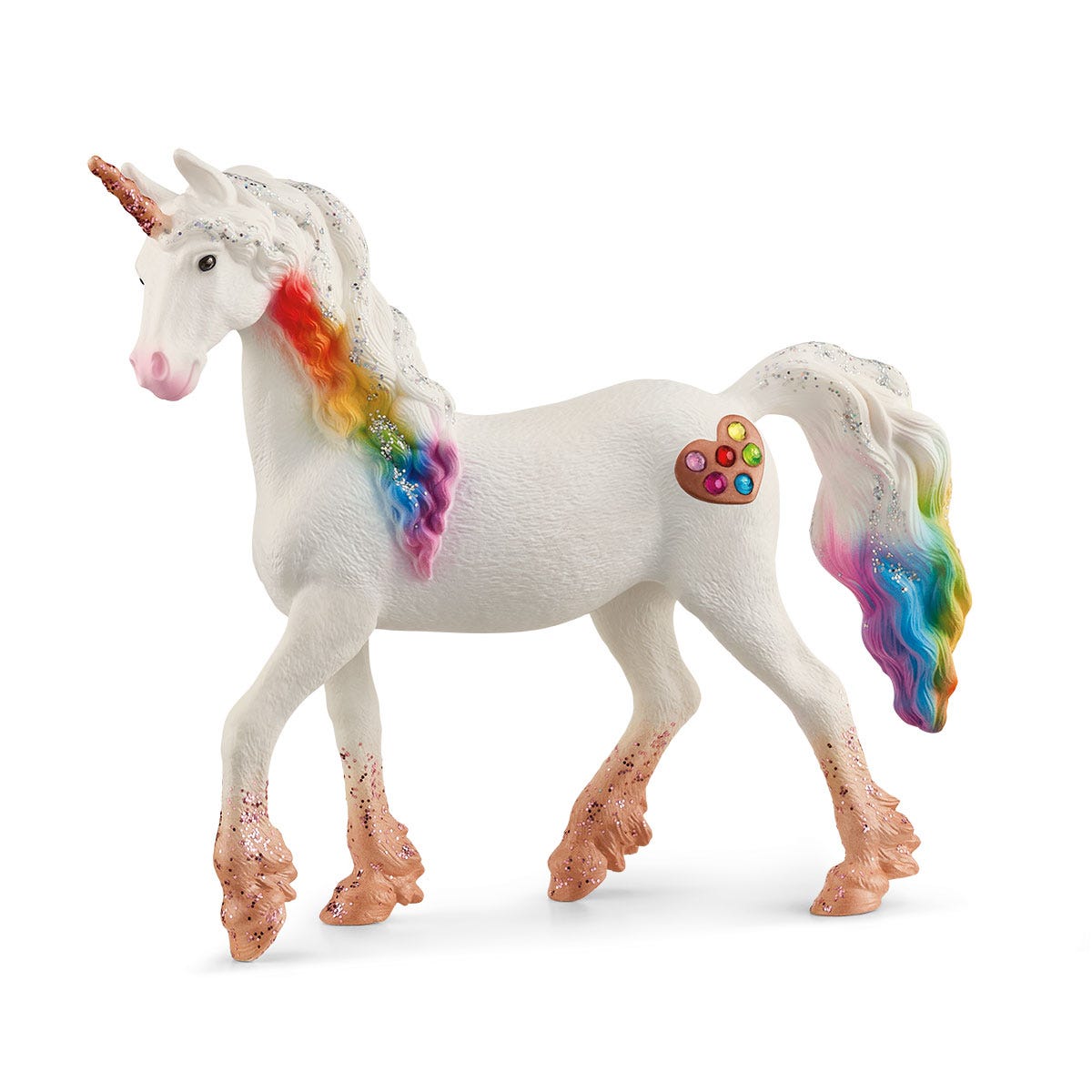 Jument Licorne Arc-en-ciel d'Amour