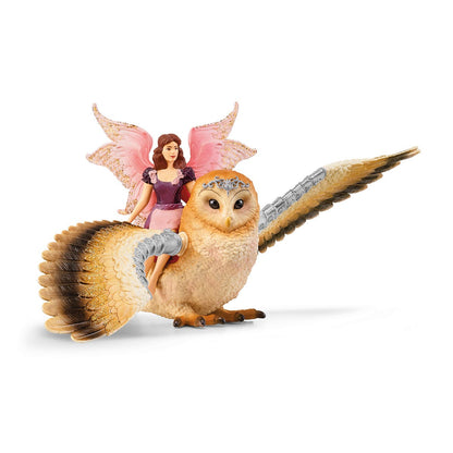 schleich® Fairy in Flight on Glam-Owl | BAYALA®