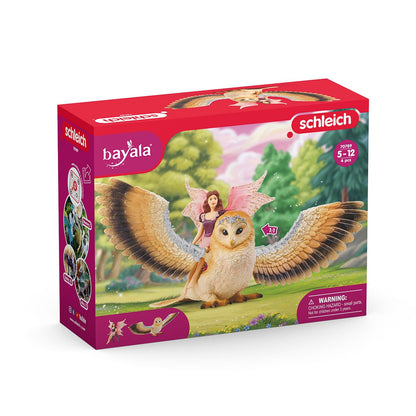 schleich® Fairy in Flight on Glam-Owl | BAYALA®