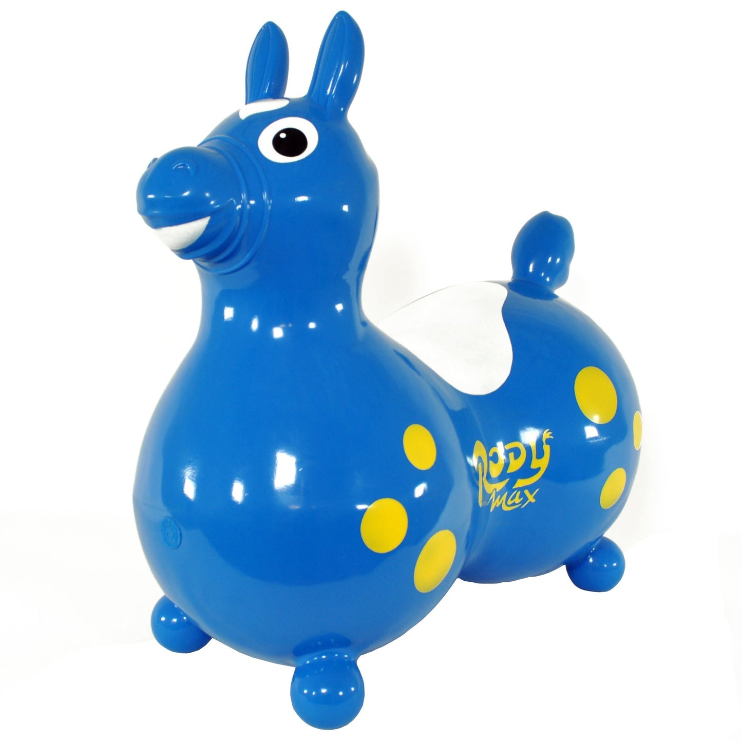 Cheval sauteur Rody MAX Bleu avec pompe
