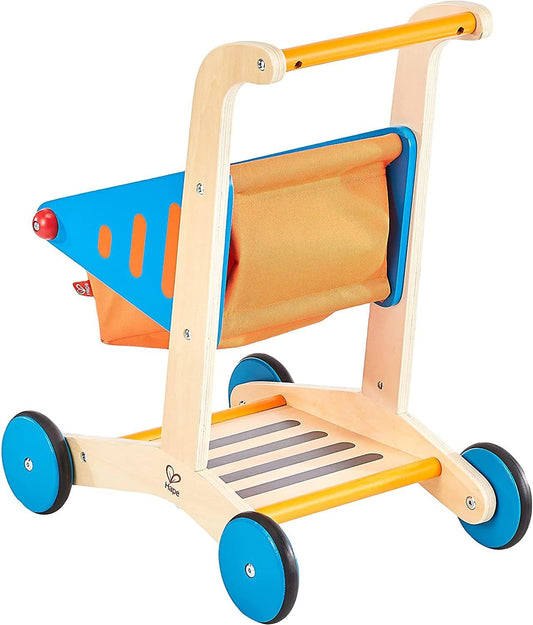 Chariot de courses en bois Hape pour enfants avec roues