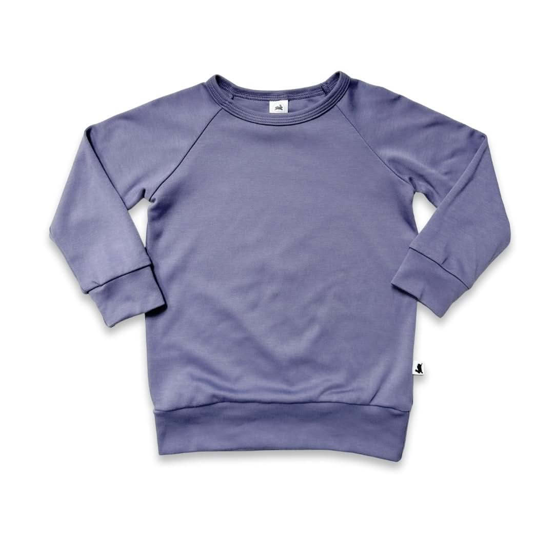Baby/Kids' Bamboo Raglan Pullover | Graphite