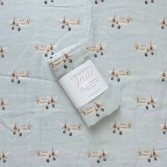 Bamboo & Cotton Muslin - Aviator