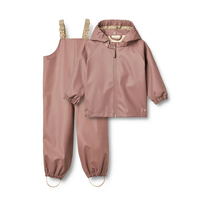 Ensemble de pluie Charlie | Lilas poudré | Wheat Kids