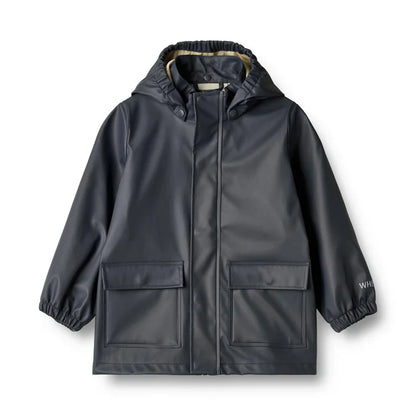 Rainwear Ollo Jacket | Ink | Wheat Kids