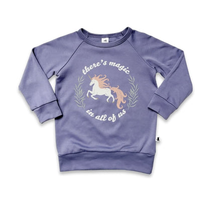 Haut rayé à manches raglan en bambou pour bébé/enfant | Big Energy en noir