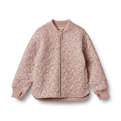 Veste matelassée Loui | Powder Flower Meadow | Wheat Kids