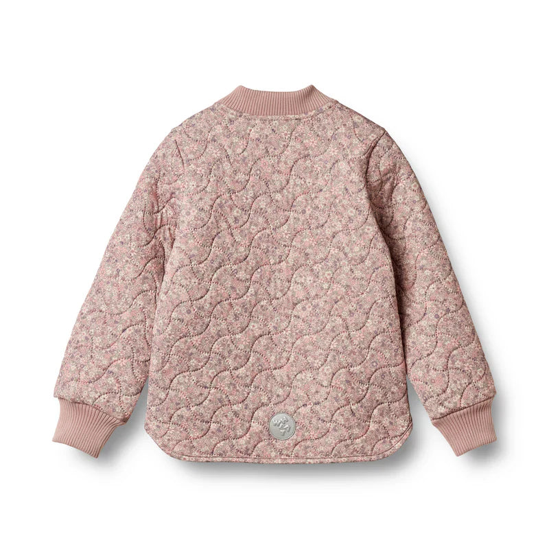 Veste matelassée Loui | Powder Flower Meadow | Wheat Kids