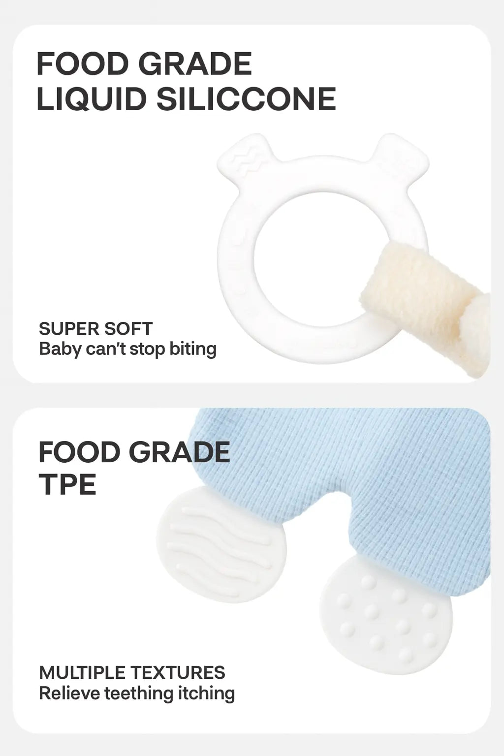 Baby Comforter Blanket & Teething Plush Toy